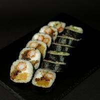 Futomaki krewetka z pomarańcza